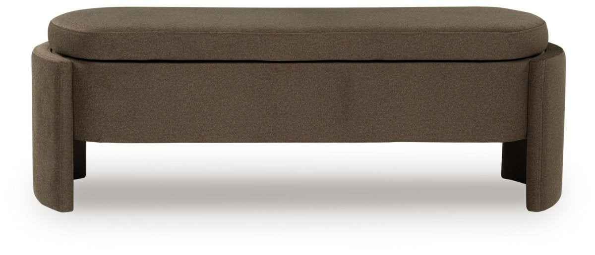Vavuniya - Brown - Storage Bench Storage Benches by Signature Design by Ashley® - Walls Furniture & Mattress