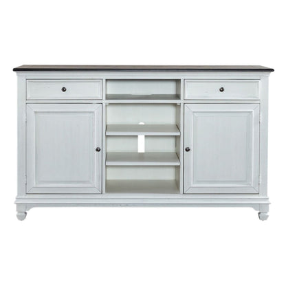 Allyson Park - 68" Highboy TV Console - White