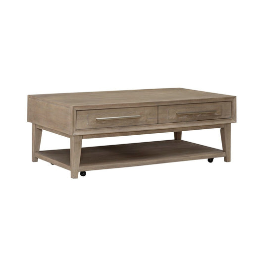 Brentwood - Cocktail Table - Sandstone Cocktail Tables by Liberty Furniture - Walls Furniture & Mattress
