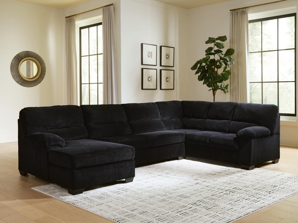 SimpleJoy - Sectional Stationary Sectionals by Signature Design by Ashley® - Walls Furniture & Mattress