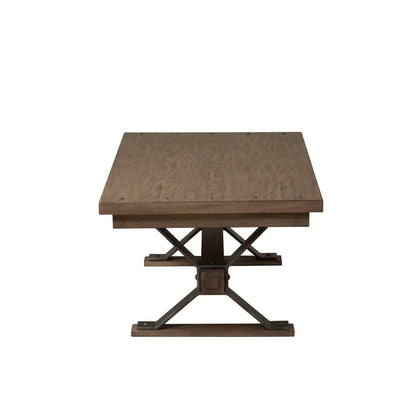 Sonoma Road - Rectangular Cocktail Table - Light Brown Cocktail Tables by Liberty Furniture - Walls Furniture & Mattress