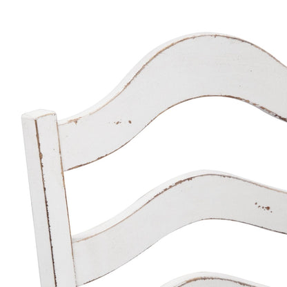 Magnolia Manor - Ladder Back Side Chair - White Side Chairs by Liberty Furniture - Walls Furniture & Mattress