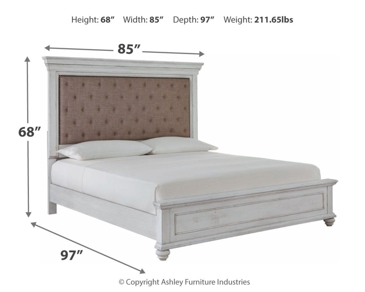 Kanwyn - Upholstered Panel Bed Upholstered Beds by Benchcraft® - Walls Furniture & Mattress