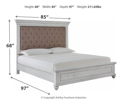 Kanwyn - Upholstered Panel Bed Upholstered Beds by Benchcraft® - Walls Furniture & Mattress