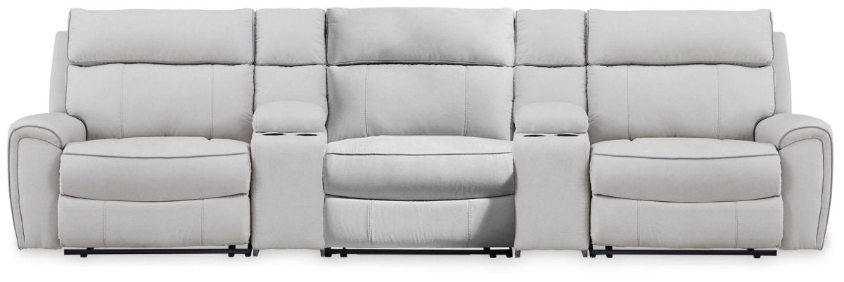Social Pointe - Reclining Sectional Reclining Sectionals by Signature Design by Ashley® - Walls Furniture & Mattress