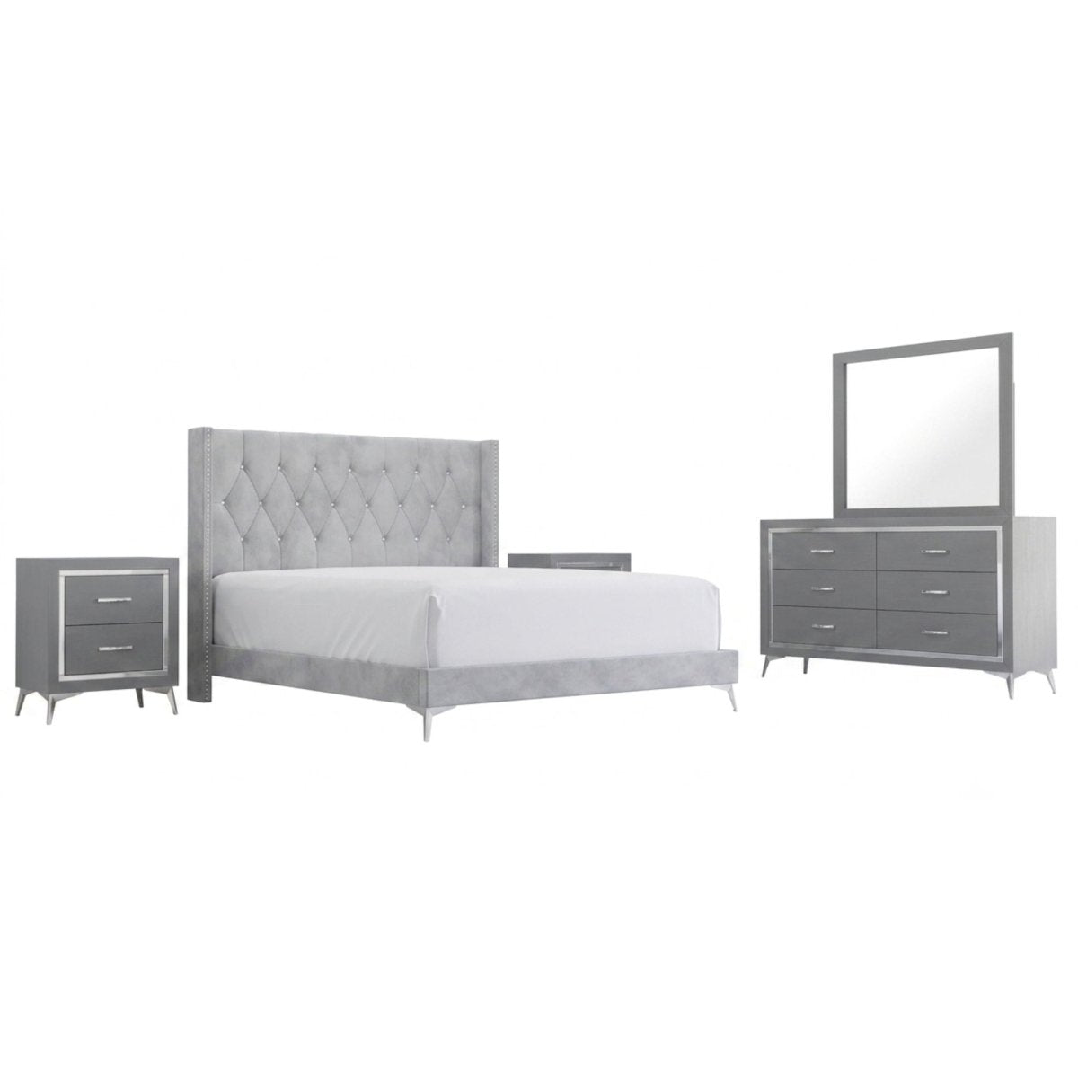 Huxley - Bedroom Set 4 Piece Bedroom Sets by New Classic - Walls Furniture & Mattress