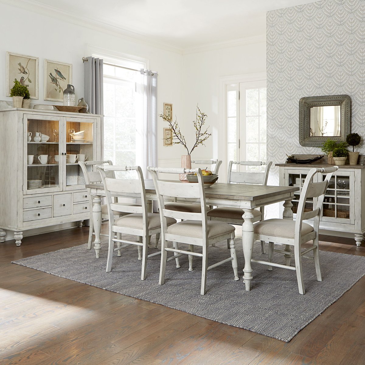 Whitney - Rectangular Table Set 5 Piece Dining Room Sets by Liberty Furniture - Walls Furniture & Mattress