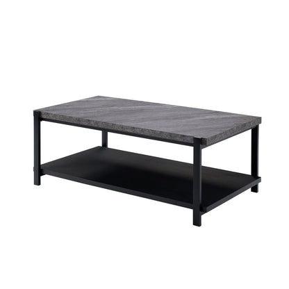Linea - 3 Piece Occasional Set (1 Coffee & 2 End Tables) - Dark Gray Table Sets by New Classic - Walls Furniture & Mattress