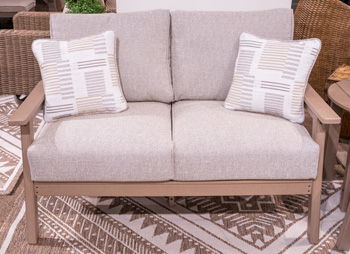Grover Beach - Driftwood - Loveseat With Cushion Loveseats by Signature Design by Ashley® - Walls Furniture & Mattress