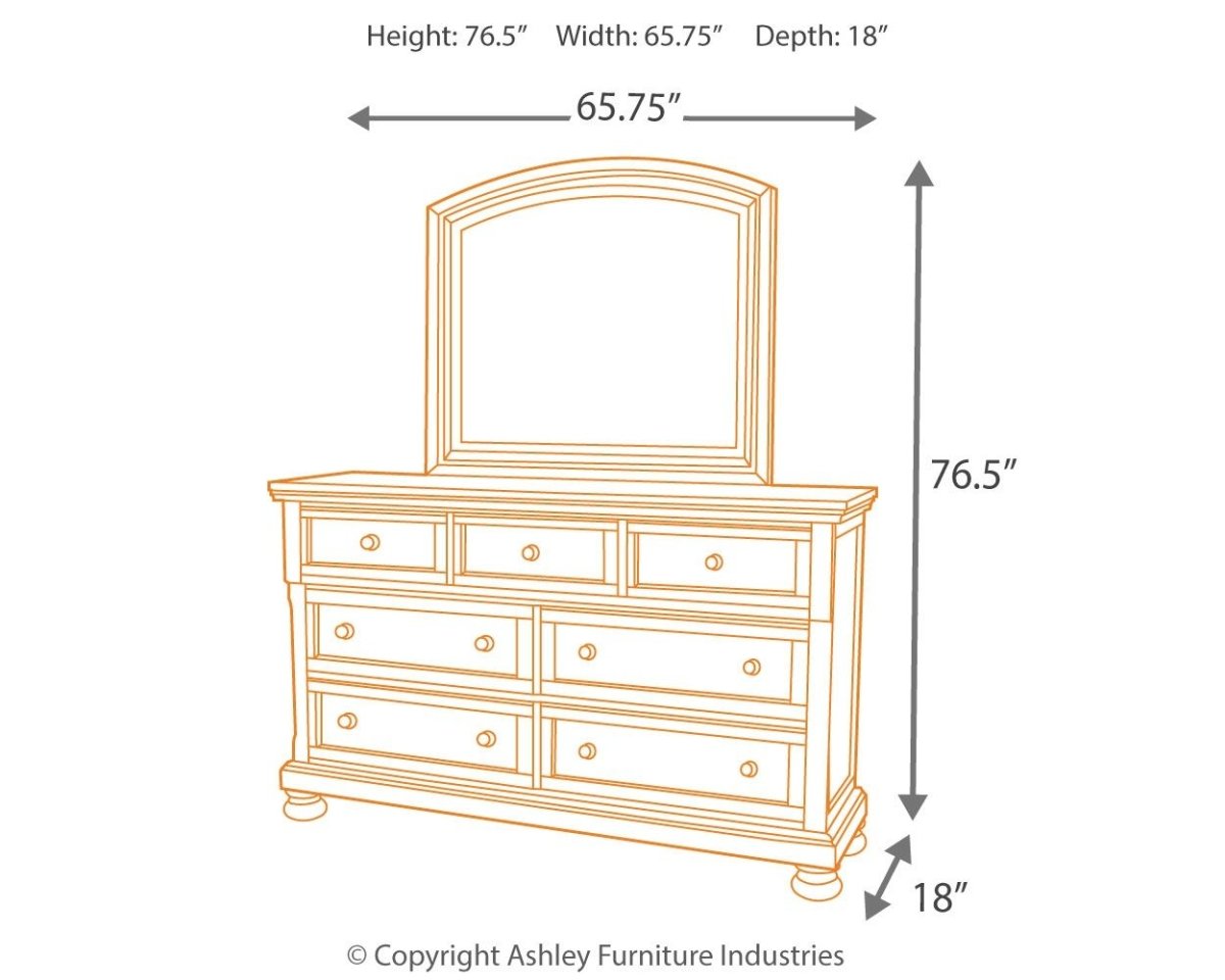 Porter - Dresser Dressers by Millennium® by Ashley - Walls Furniture & Mattress