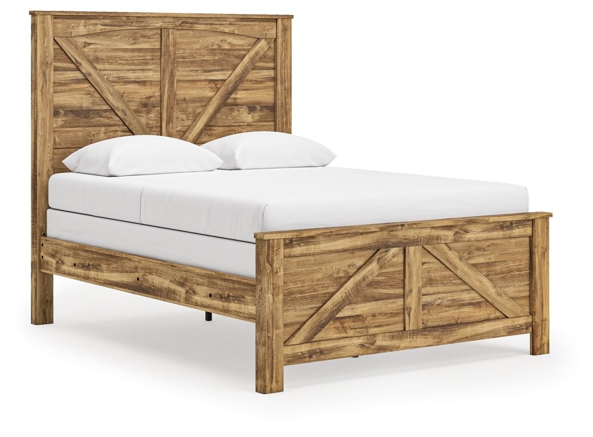 Maystonna - Crossbuck Panel Bed Panel Beds by Signature Design by Ashley® - Walls Furniture & Mattress