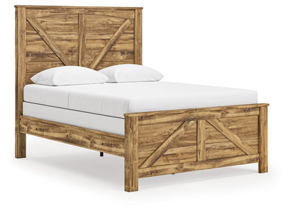 Maystonna - Crossbuck Panel Bed Panel Beds by Signature Design by Ashley® - Walls Furniture & Mattress