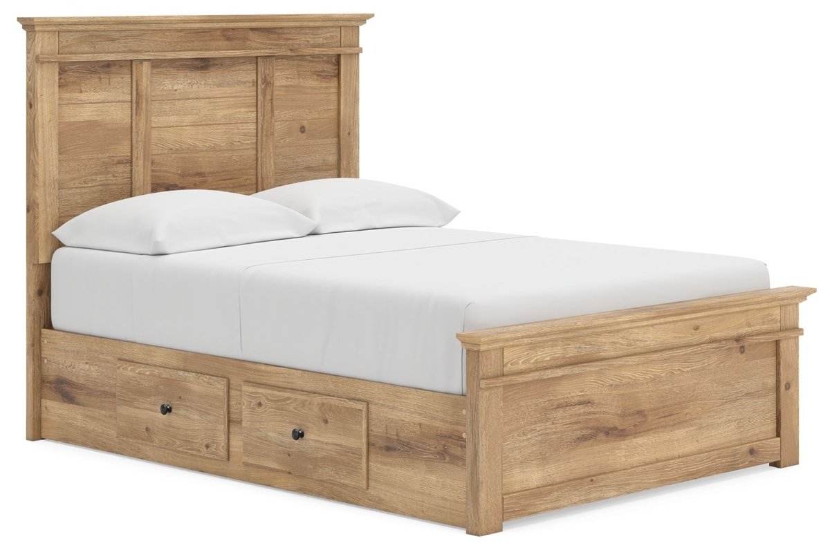 Makidern - Panel Storage Bed With Under Bed Storage Unit Storage Beds by Signature Design by Ashley® - Walls Furniture & Mattress