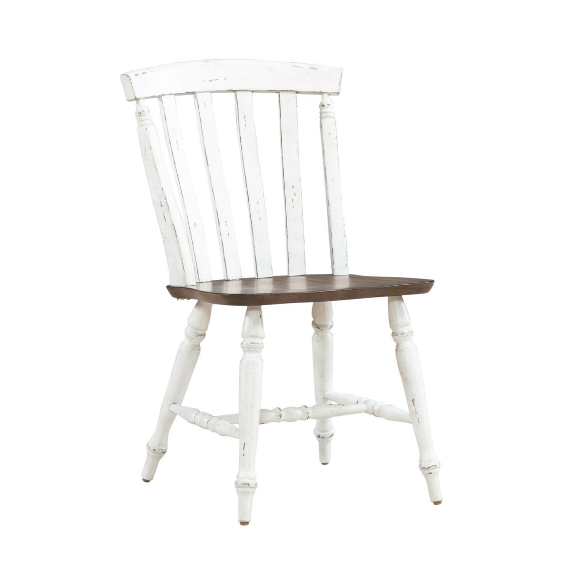 Al Fresco - Slat Back Side Chair (RTA) - White Side Chairs by Liberty Furniture - Walls Furniture & Mattress