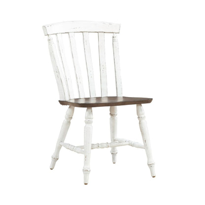 Al Fresco - Slat Back Side Chair (RTA) - White Side Chairs by Liberty Furniture - Walls Furniture & Mattress