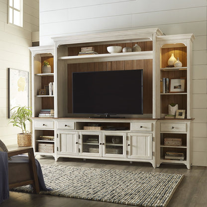 Farmhouse Reimagined - Entertainment Center Entertainment Centers by Liberty Furniture - Walls Furniture & Mattress