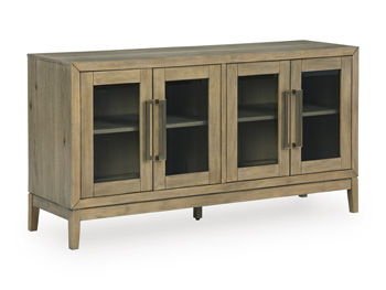 Lasinger - Dining Room Server - Light Brown Servers by Signature Design by Ashley® - Walls Furniture & Mattress