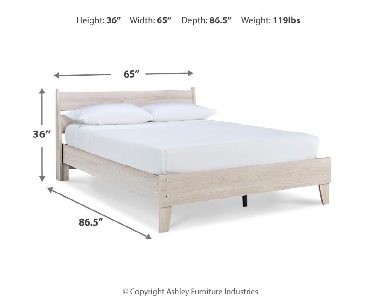 Socalle - Panel Platform Bed Platform Beds by Signature Design by Ashley® - Walls Furniture & Mattress
