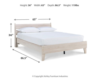 Socalle - Panel Platform Bed Platform Beds by Signature Design by Ashley® - Walls Furniture & Mattress