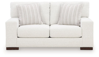 Hartside - Loveseat - Frosted Stationary Loveseats by Benchcraft® - Walls Furniture & Mattress