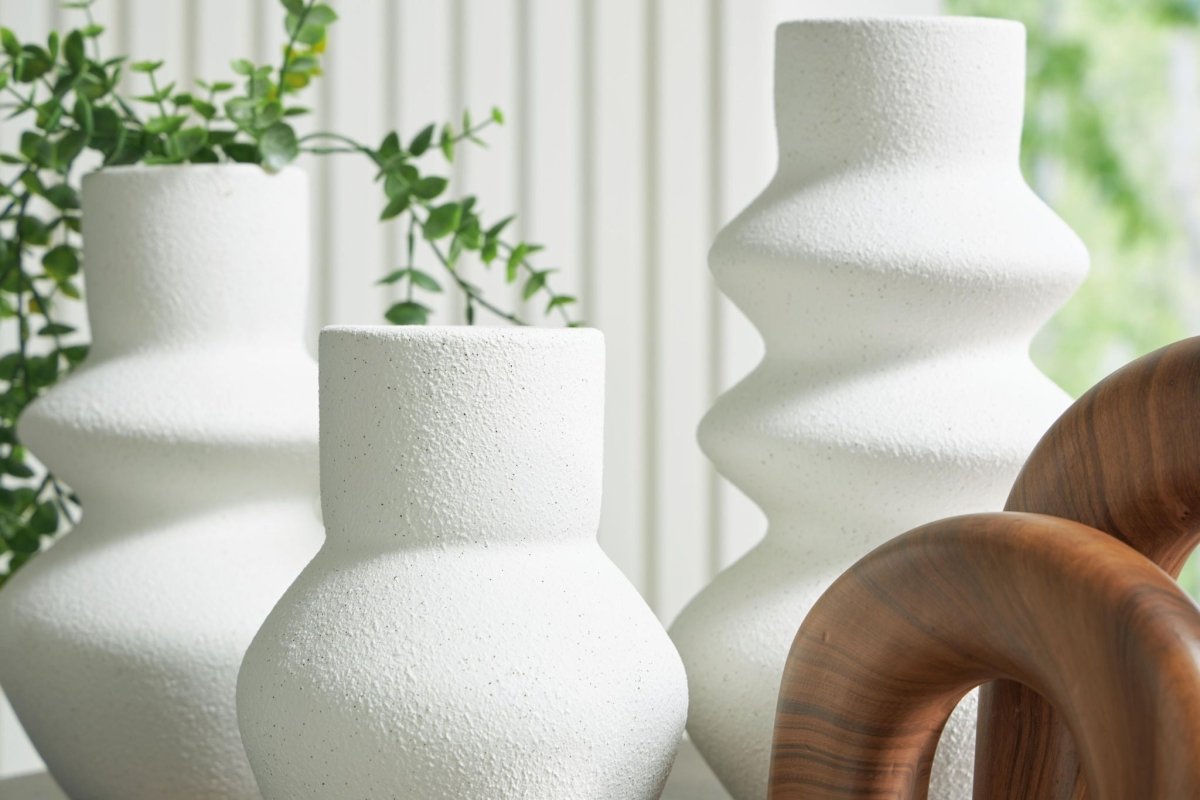 Carterworth - Accessory Set (Set of 5) - White / Brown Table Accessory Sets by Signature Design by Ashley® - Walls Furniture & Mattress
