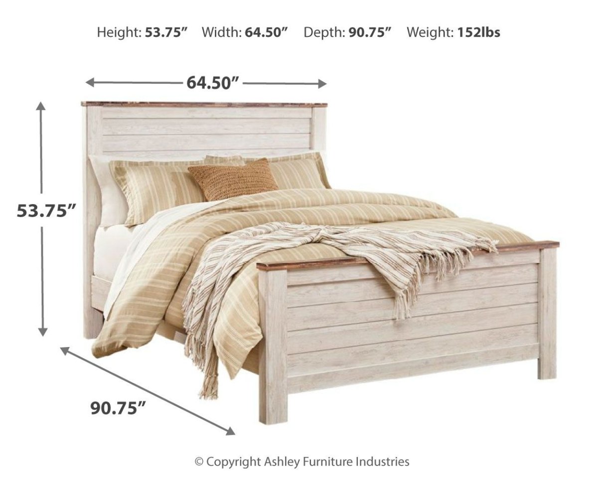Willowton - Panel Bed Panel Beds by Signature Design by Ashley® - Walls Furniture & Mattress