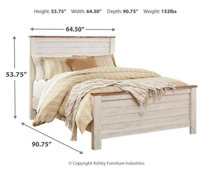 Willowton - Panel Bed Panel Beds by Signature Design by Ashley® - Walls Furniture & Mattress