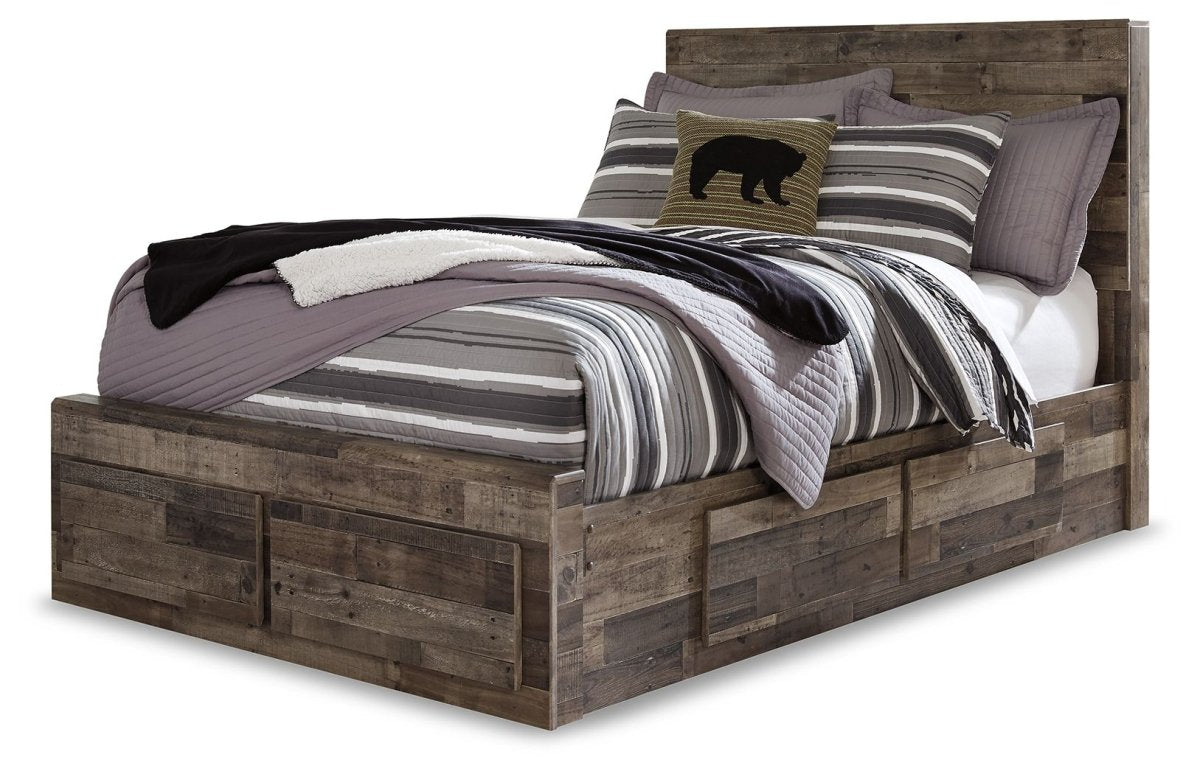 Derekson - Panel Bed Storage Beds by Benchcraft® - Walls Furniture & Mattress