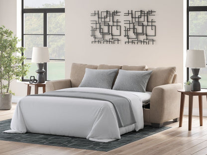 Triston - Peaks - Queen Sofa Sleeper - Suede Sleeper Sofas by Benchcraft® - Walls Furniture & Mattress