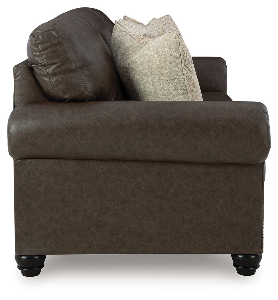 Roxmere - Living Room Set Stationary Chair & Ottoman by Benchcraft® - Walls Furniture & Mattress