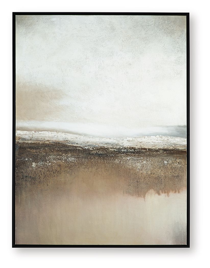 Siaking - Wall Art - Brown / Gray / White Canvas Art by Signature Design by Ashley® - Walls Furniture & Mattress