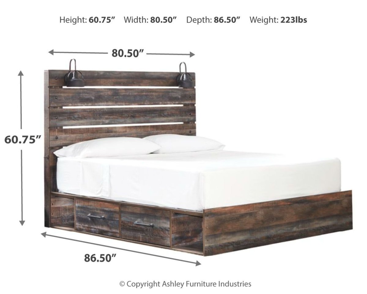 Drystan - Panel Bed Storage Beds by Signature Design by Ashley® - Walls Furniture & Mattress
