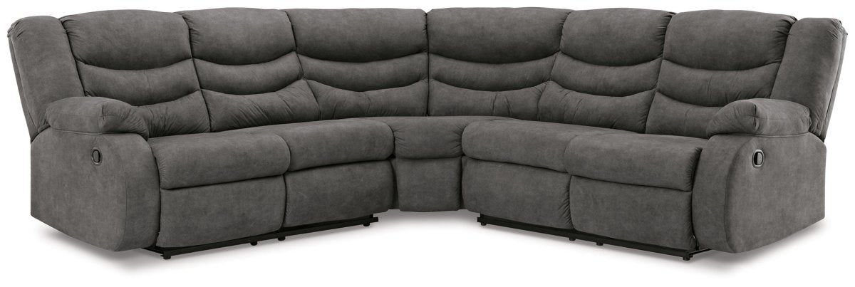 Partymate - Reclining Sectional Reclining Sectionals by Signature Design by Ashley® - Walls Furniture & Mattress