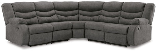 Partymate - Reclining Sectional Reclining Sectionals by Signature Design by Ashley® - Walls Furniture & Mattress