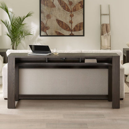 Lennox Hill - Console Bar Table - Light Brown Console Tables by Liberty Furniture - Walls Furniture & Mattress