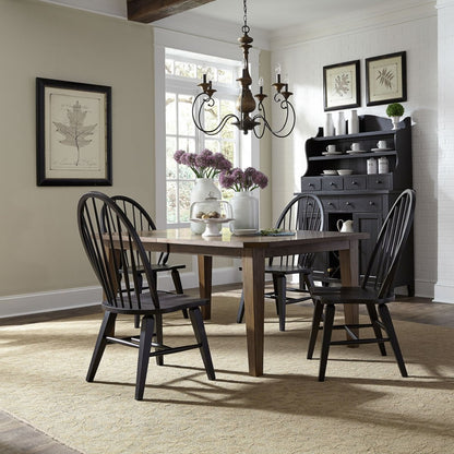 Hearthstone Ridge - Rectangular Table Set 5 Piece Dining Room Sets by Liberty Furniture - Walls Furniture & Mattress