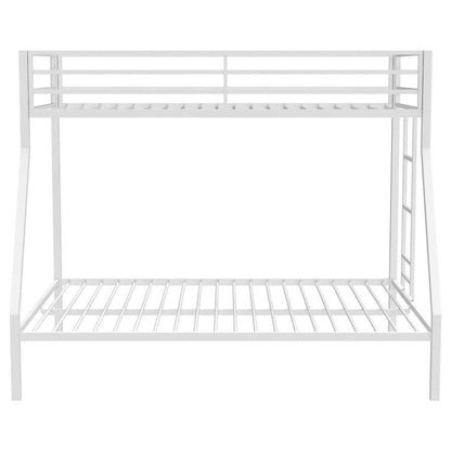 Alevera - Metal Bunk Bed With Ladder Bunk Beds by Coaster Fine Furniture - Walls Furniture & Mattress
