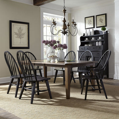 Hearthstone Ridge - Rectangular Table Set 5 Piece Dining Room Sets by Liberty Furniture - Walls Furniture & Mattress