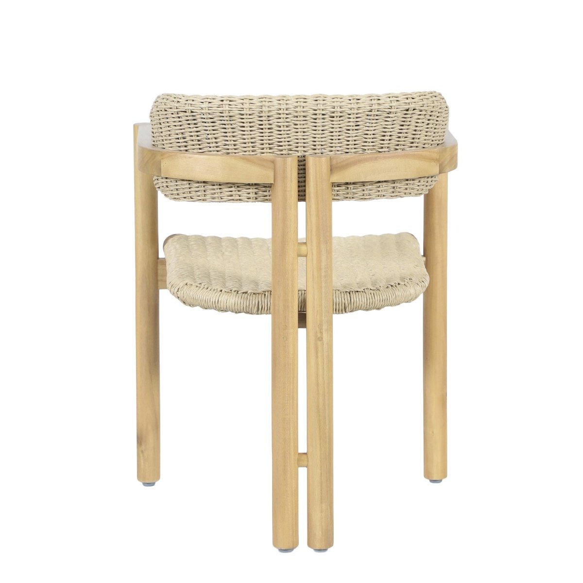 Sedona - Wood And Wicker Patio Dining Chair (Set of 2) - Natural / Brown Chair Sets by New Classic - Walls Furniture & Mattress