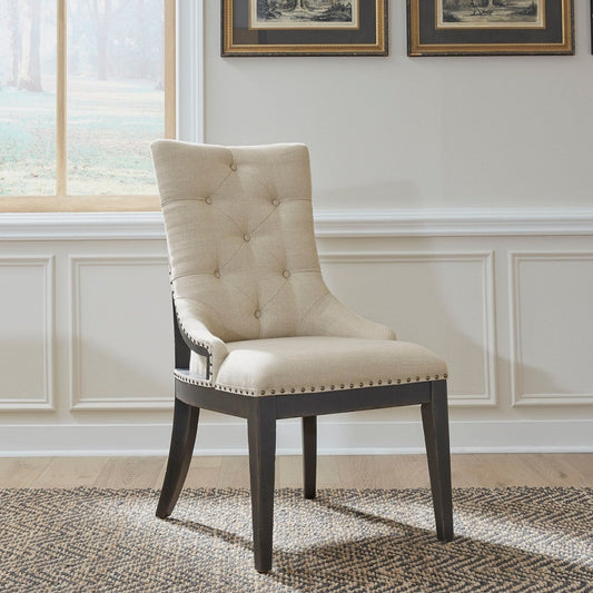 Americana Farmhouse - Upholstered Shelter Side Chair Side Chairs by Liberty Furniture - Walls Furniture & Mattress
