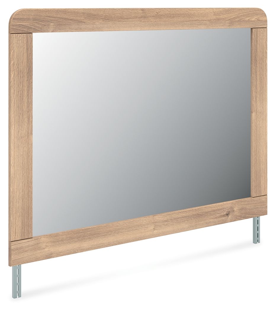 Kinlanni - Bedroom Mirror - Tan Mirrors by Signature Design by Ashley® - Walls Furniture & Mattress