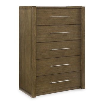 Marxmore - Five Drawer Chest - Brown Accent Chests by Benchcraft® - Walls Furniture & Mattress