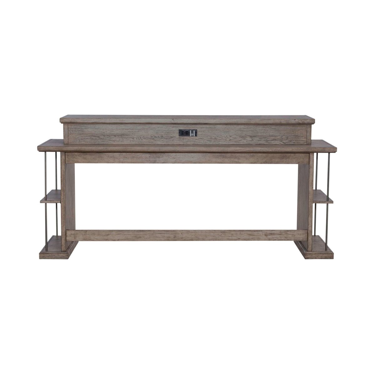 City Scape - Console Bar Table - Burnished Beige Console Tables by Liberty Furniture - Walls Furniture & Mattress