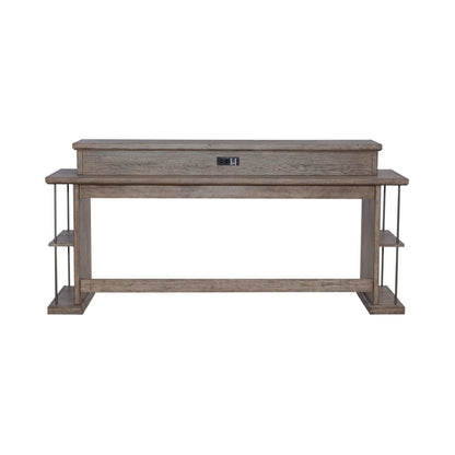 City Scape - Console Bar Table - Burnished Beige Console Tables by Liberty Furniture - Walls Furniture & Mattress
