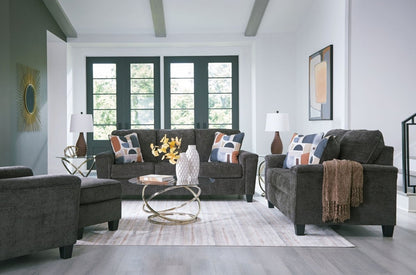 Erinslane - Living Room Set Stationary Chair & Ottoman by Benchcraft® - Walls Furniture & Mattress