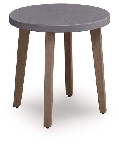 Harmony Headlands - Round End Table - Natural / Gray End Tables by Signature Design by Ashley® - Walls Furniture & Mattress