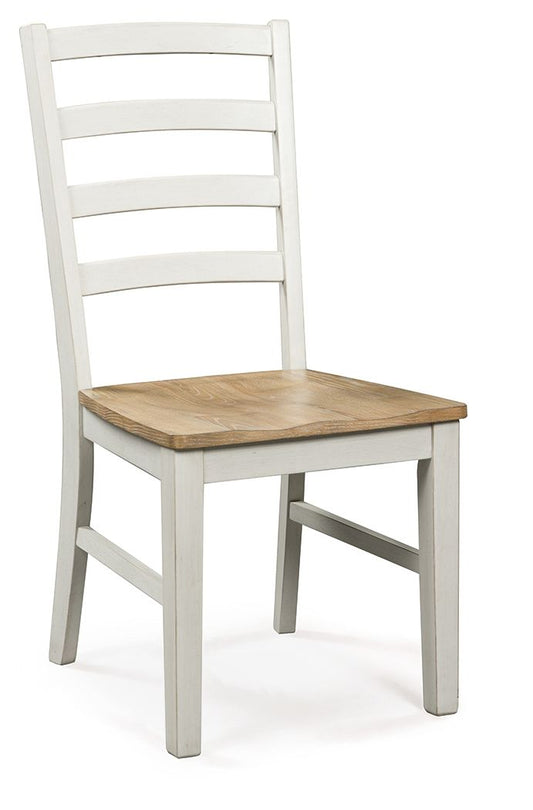 Purlaney - Antique White / Natural - Dining Room Side Chair (Set of 2) Chair Sets by Signature Design by Ashley® - Walls Furniture & Mattress
