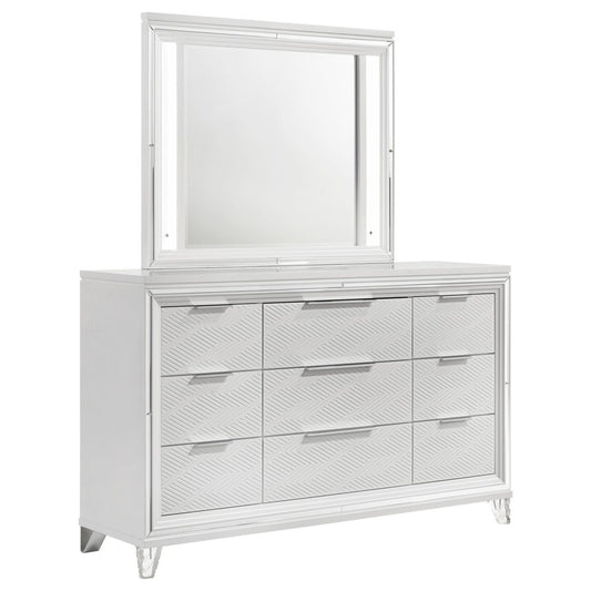 Marmore - 9 - Drawer Dresser Dressers by Coaster Fine Furniture - Walls Furniture & Mattress