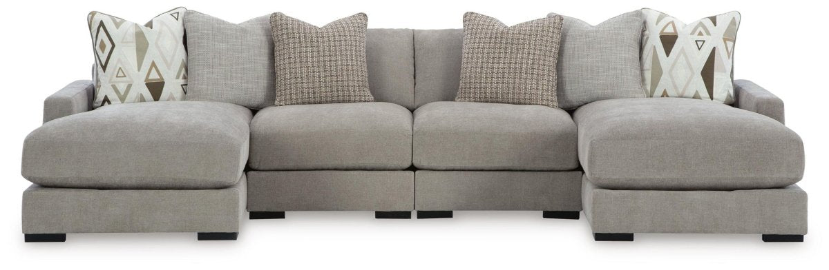 Aslan Court - Sectional Stationary Sectionals by Benchcraft® - Walls Furniture & Mattress