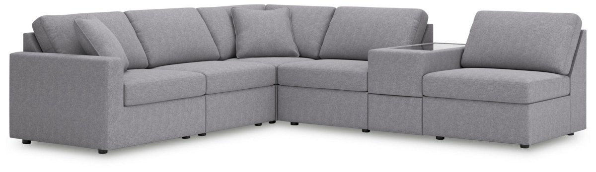 Modmax - 6 Piece Sectional Stationary Sectionals by Signature Design by Ashley® - Walls Furniture & Mattress